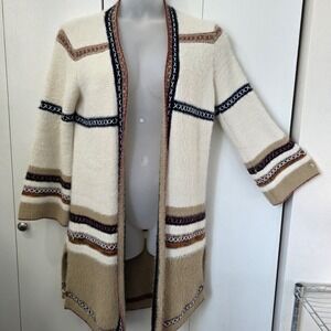 Womens Desert Dreamer Aztec Cardigan Size M Cottagecore Boho Cozy Festival